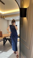 INDIGO MIDI BOY ELBİSE